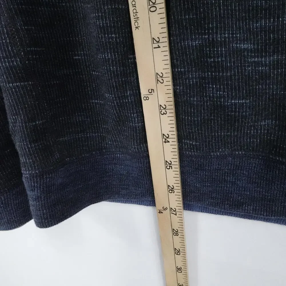 Tommy Bahama Sweater‎ Mens Large Blue Reversible Half Zip Pullover Fall